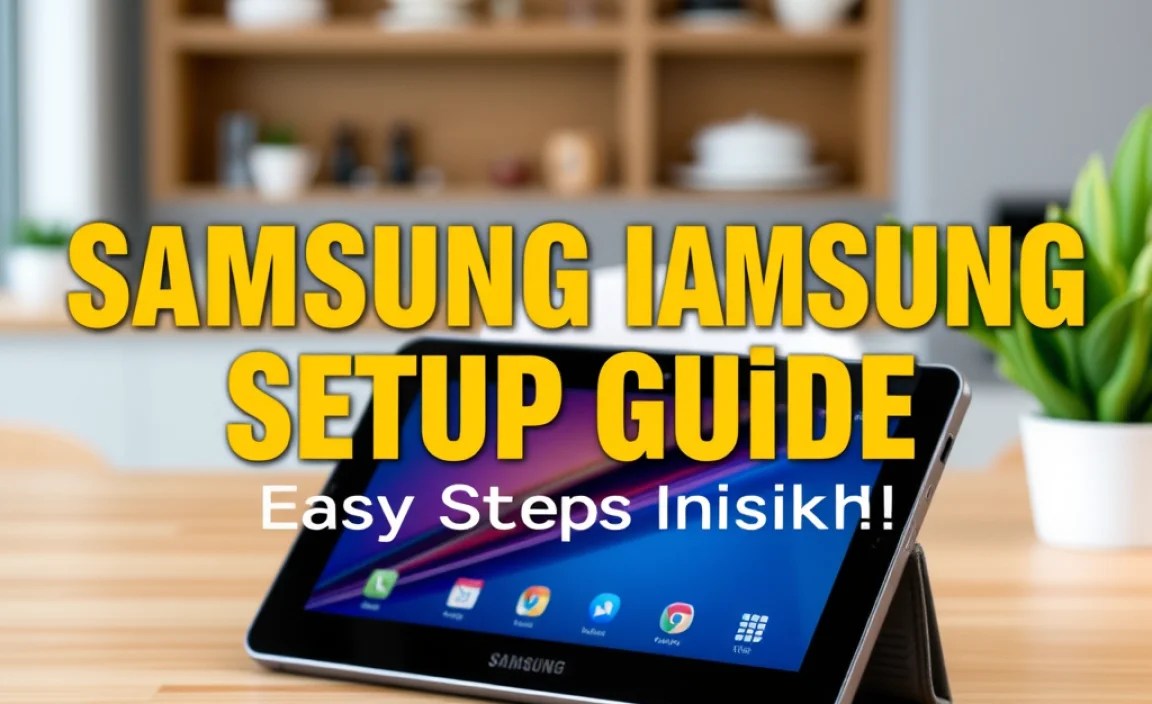 Ultimate Samsung Tablet Setup Guide: Easy Steps Inside!