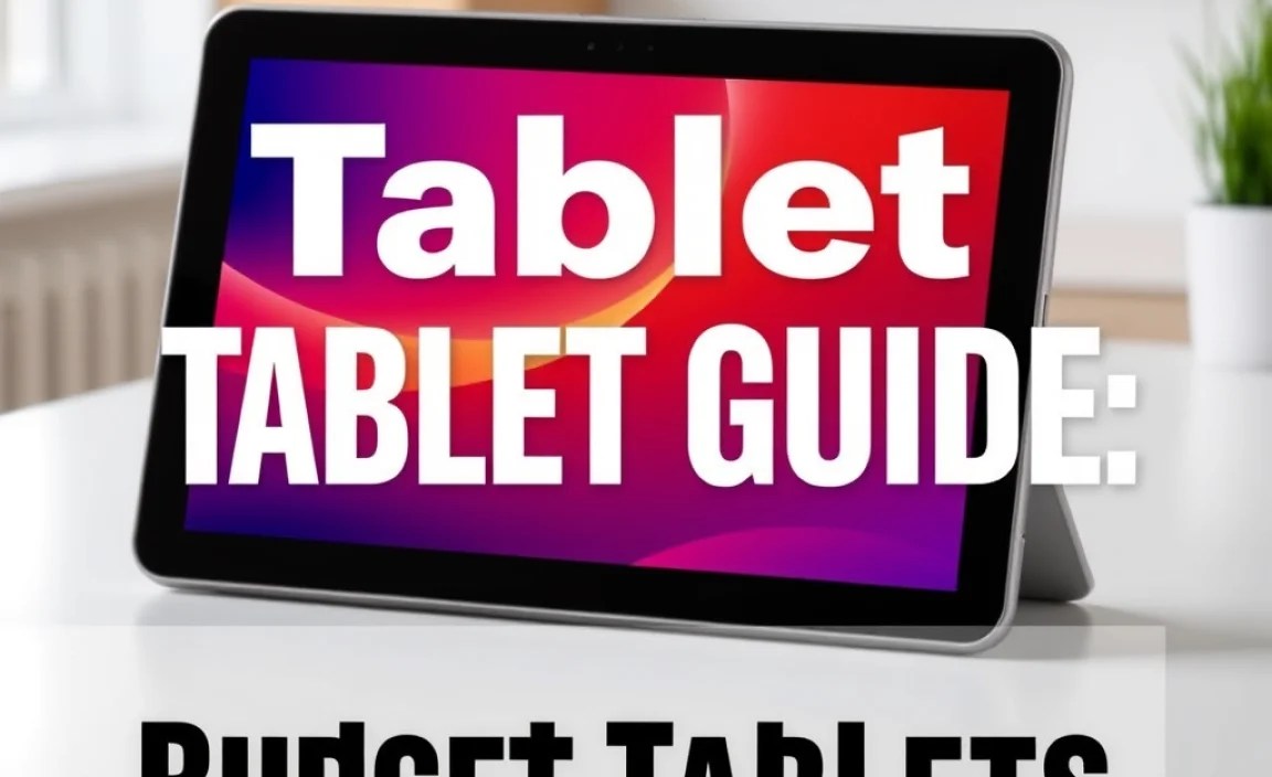 Ultimate Tablet Guide: Essential Budget Tablets