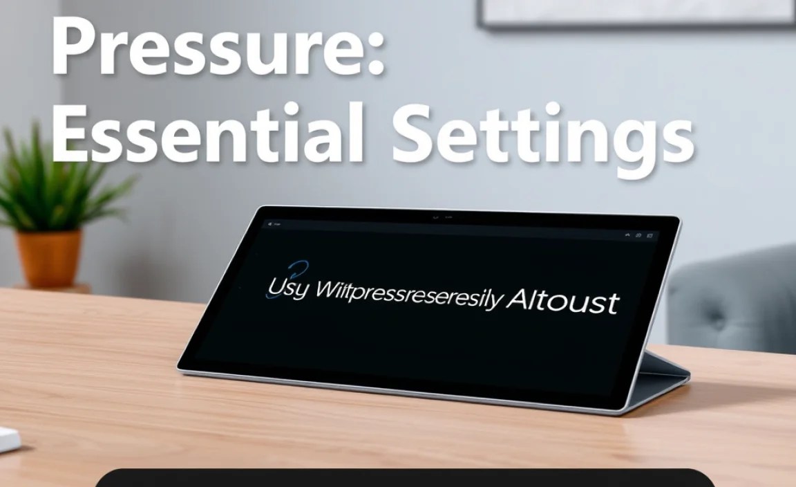 Understanding Pressure Sensitivity Options