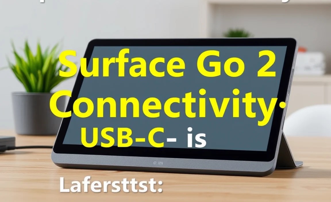 Understanding Surface Go 2 Connectivity: USB-C is Key