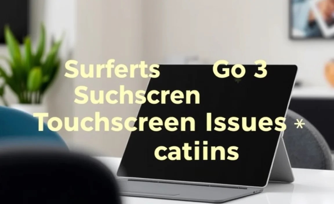 Understanding Surface Go 3 Touchscreen Specifications