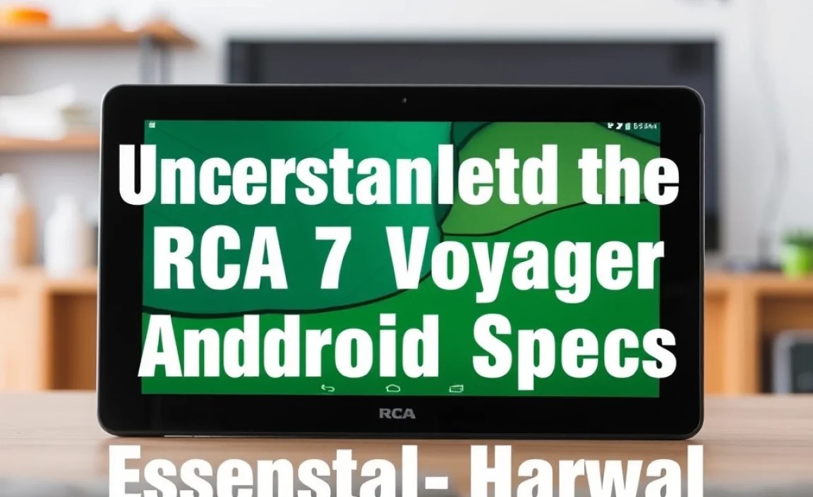 Understanding the RCA 7 Voyager Android Specs