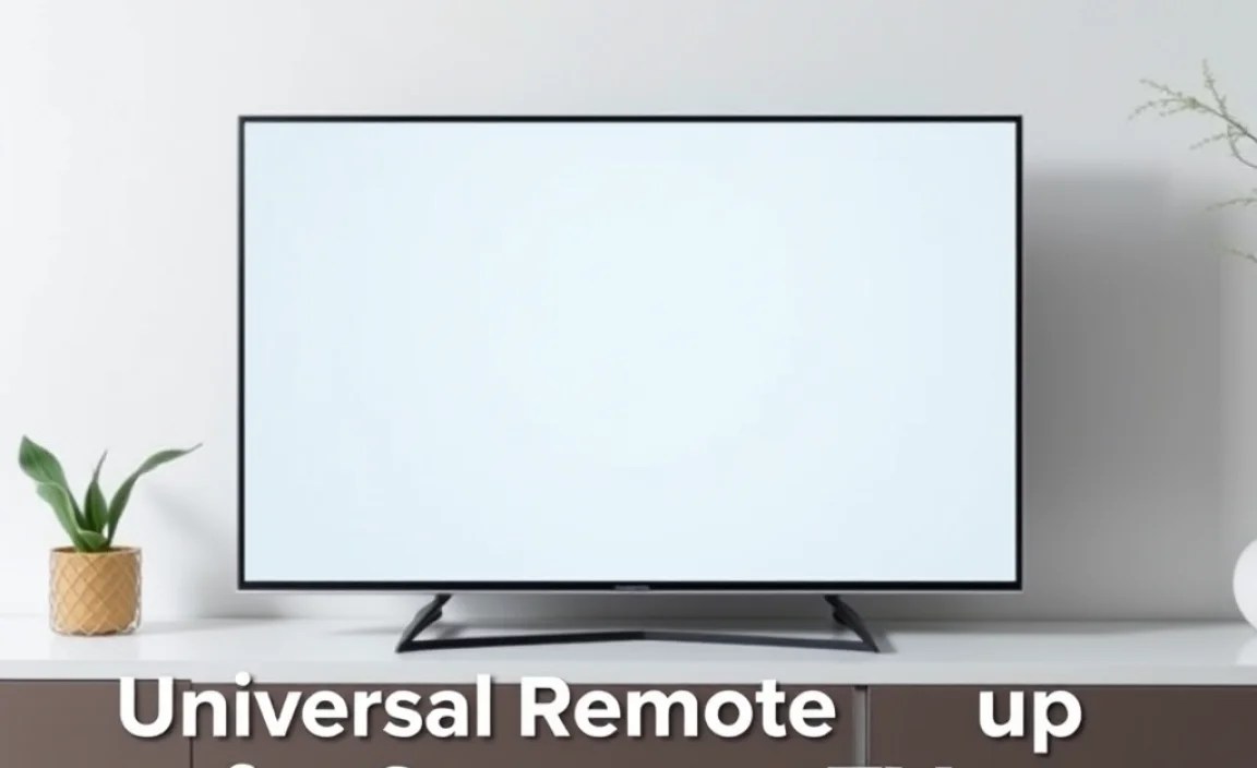 Universal Remote Setup for Samsung TVs
