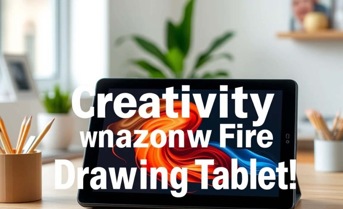 Unleash Creativity with Amazon Fire Drawing Tablet!