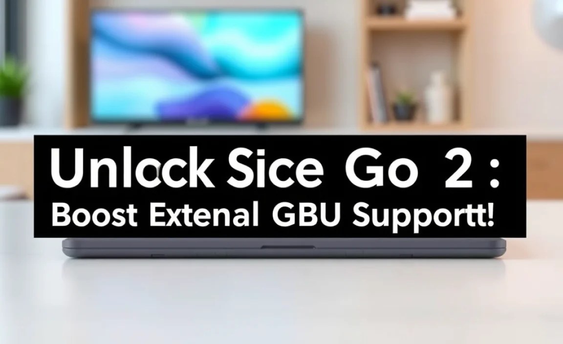 Unlock Surface Go 2: Boost with External GPU Support!