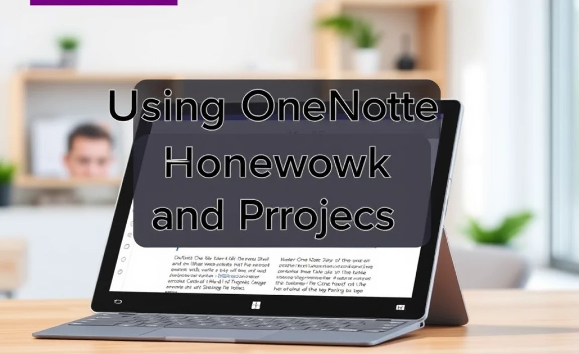 Using OneNote for Homework and Projects