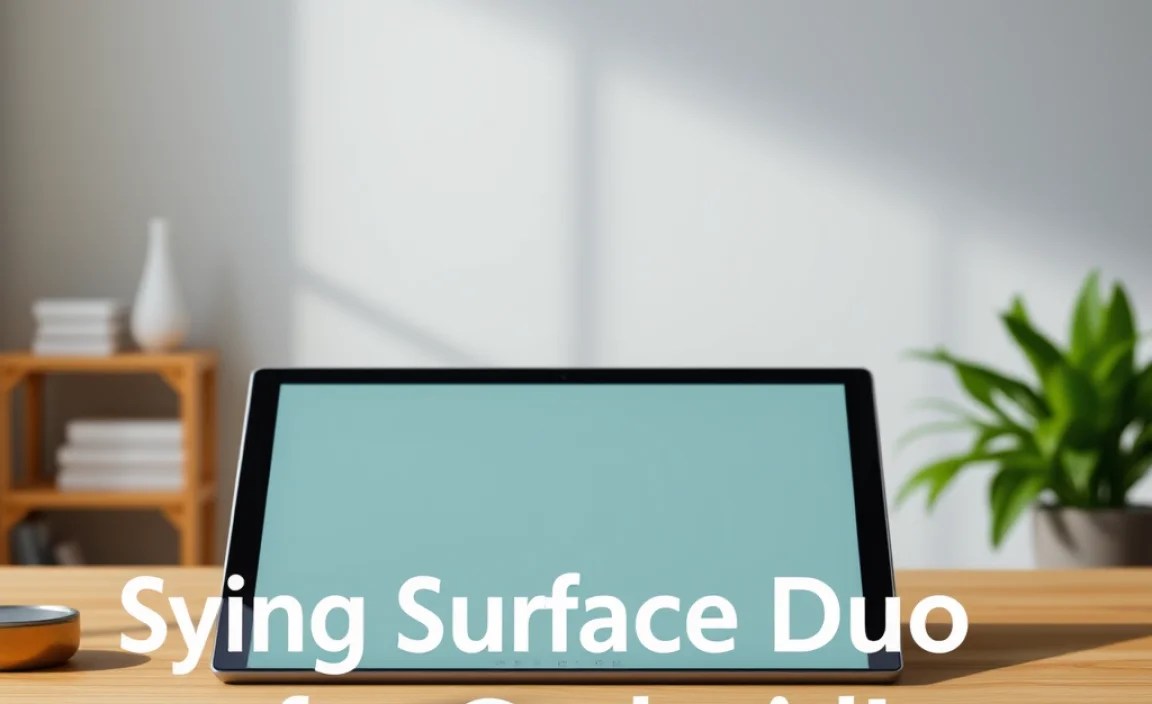 Using Surface Duo for Creativity