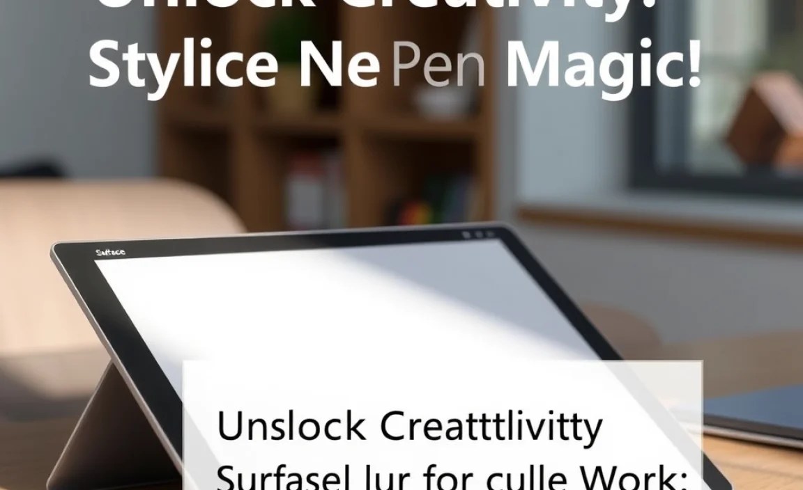 Using the Stylus for Creative Work