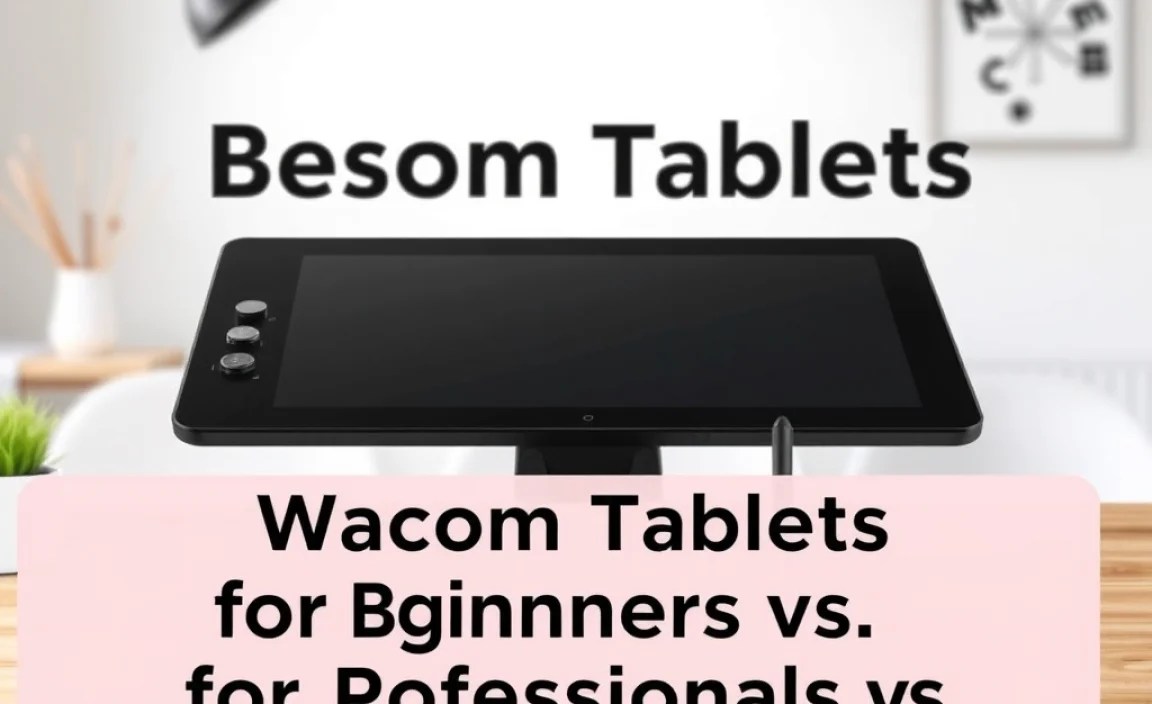 Wacom Tablets for Beginners vs. Professionals