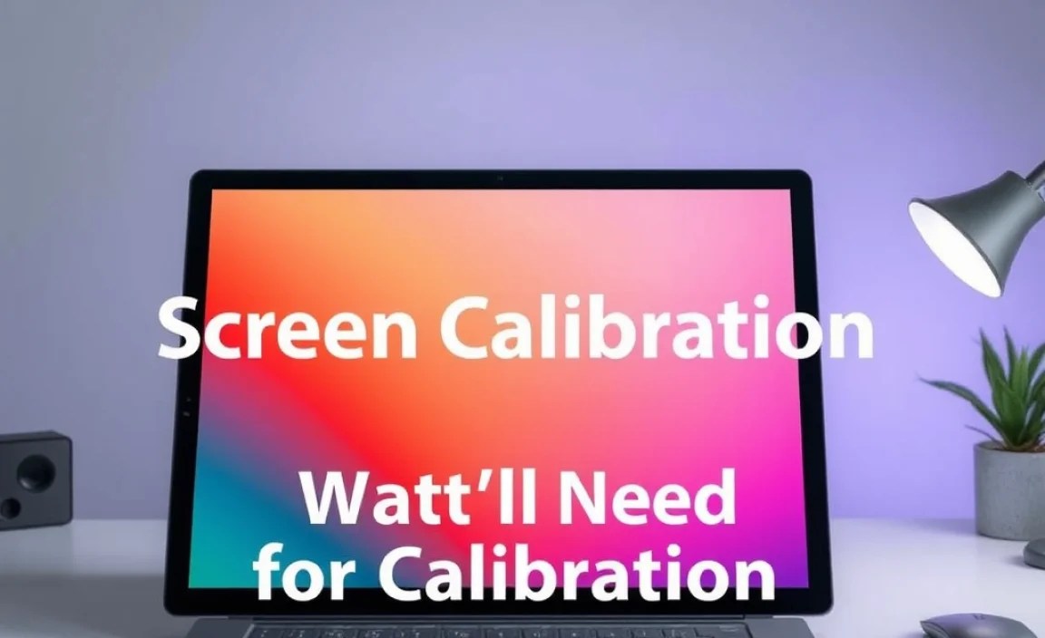 What You&rsquo;ll Need for Calibration