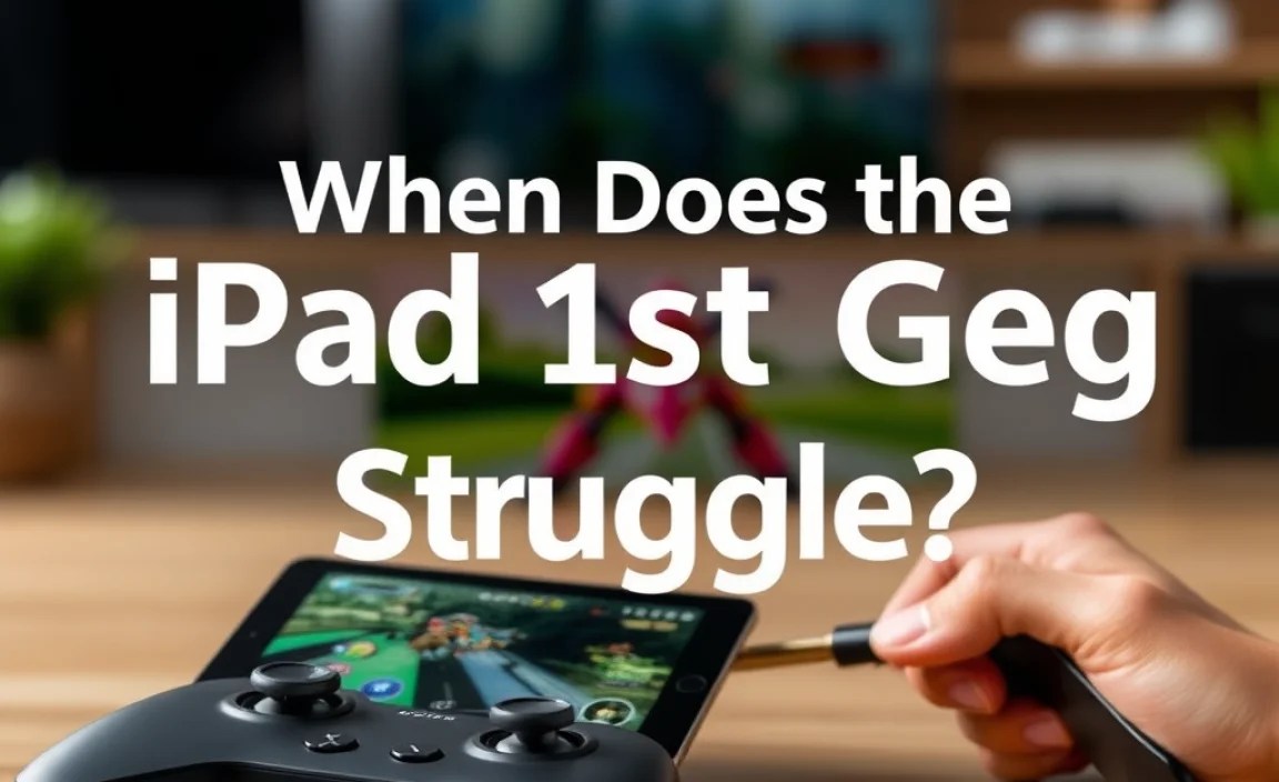 When Does the iPad 1st Gen Struggle?
