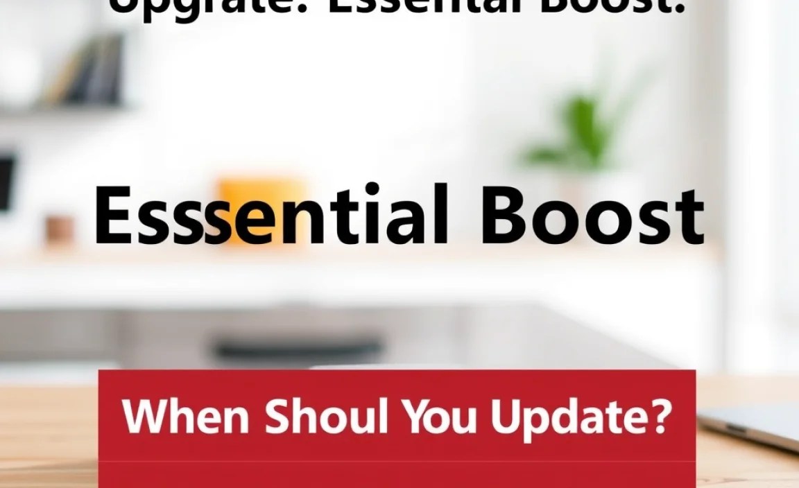 When Should You Update?