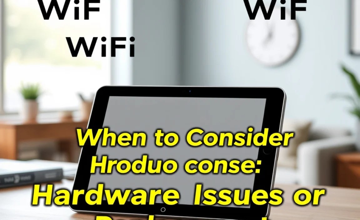 When to Consider Hardware Issues or Replacement