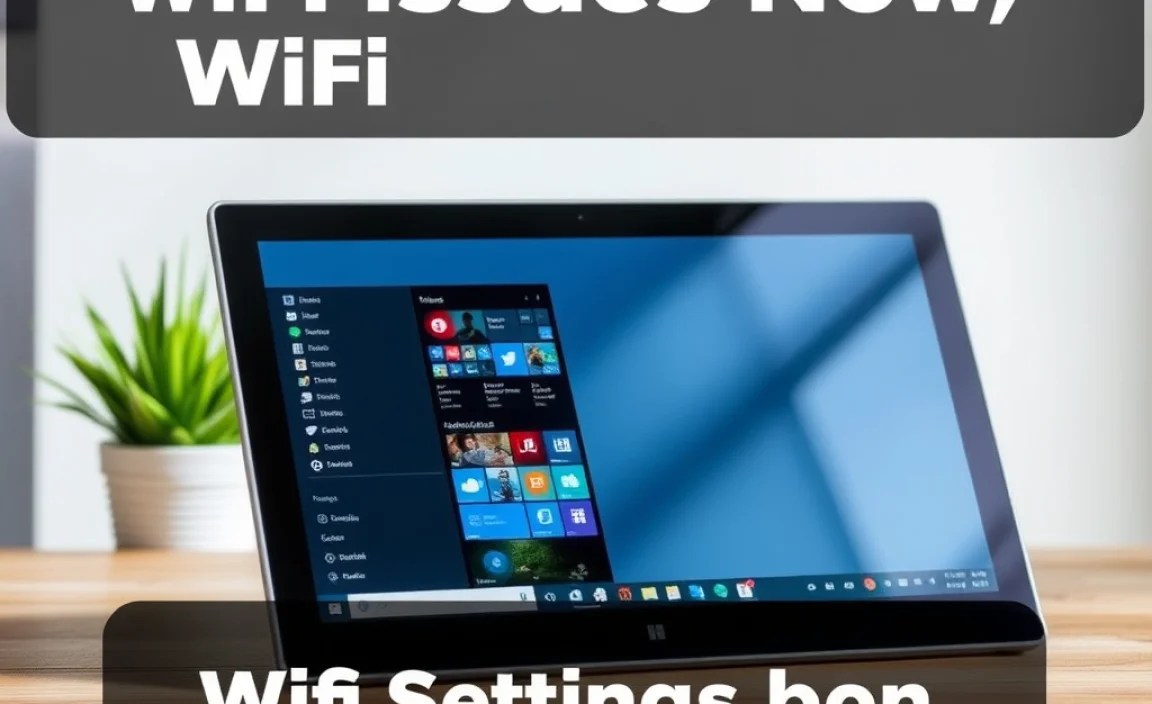 WiFi Settings on Surface Neo