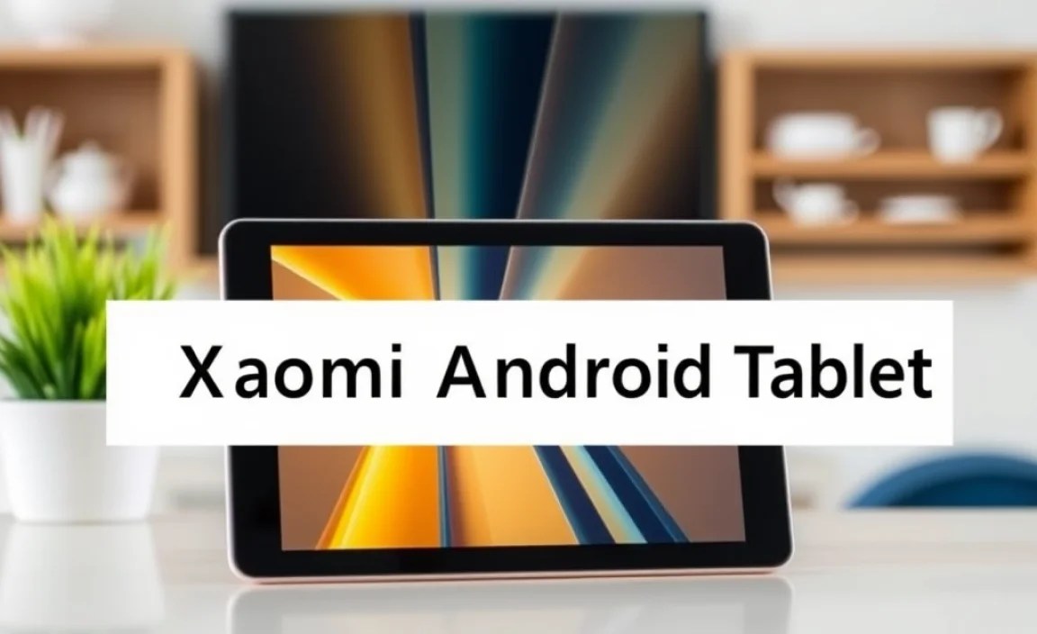 Xiaomi Android Tablet: Best Choice for Tech Lovers!
