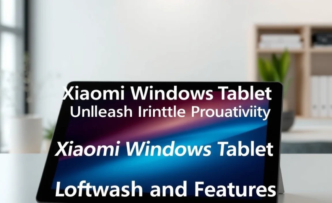 Xiaomi Windows Tablet: Software and Features
