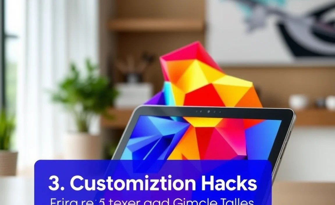 3. Customization Hacks: Personalize Your Samsung Tablet