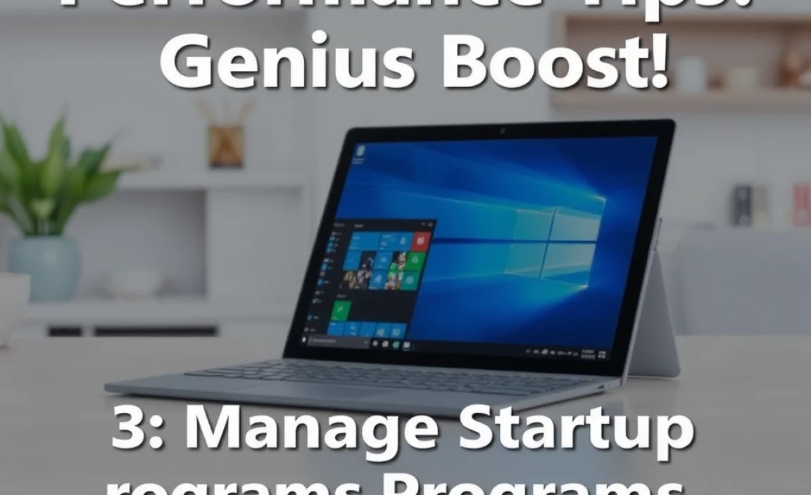 3. Manage Startup Programs