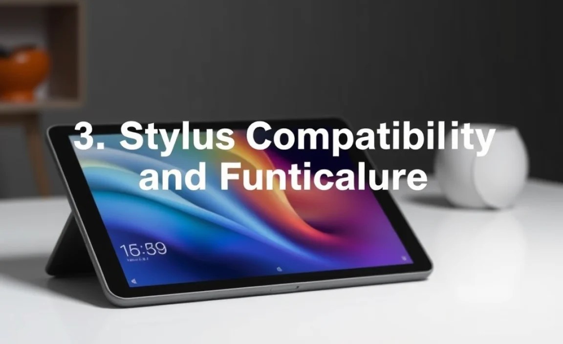 3. Stylus Compatibility and Functionality