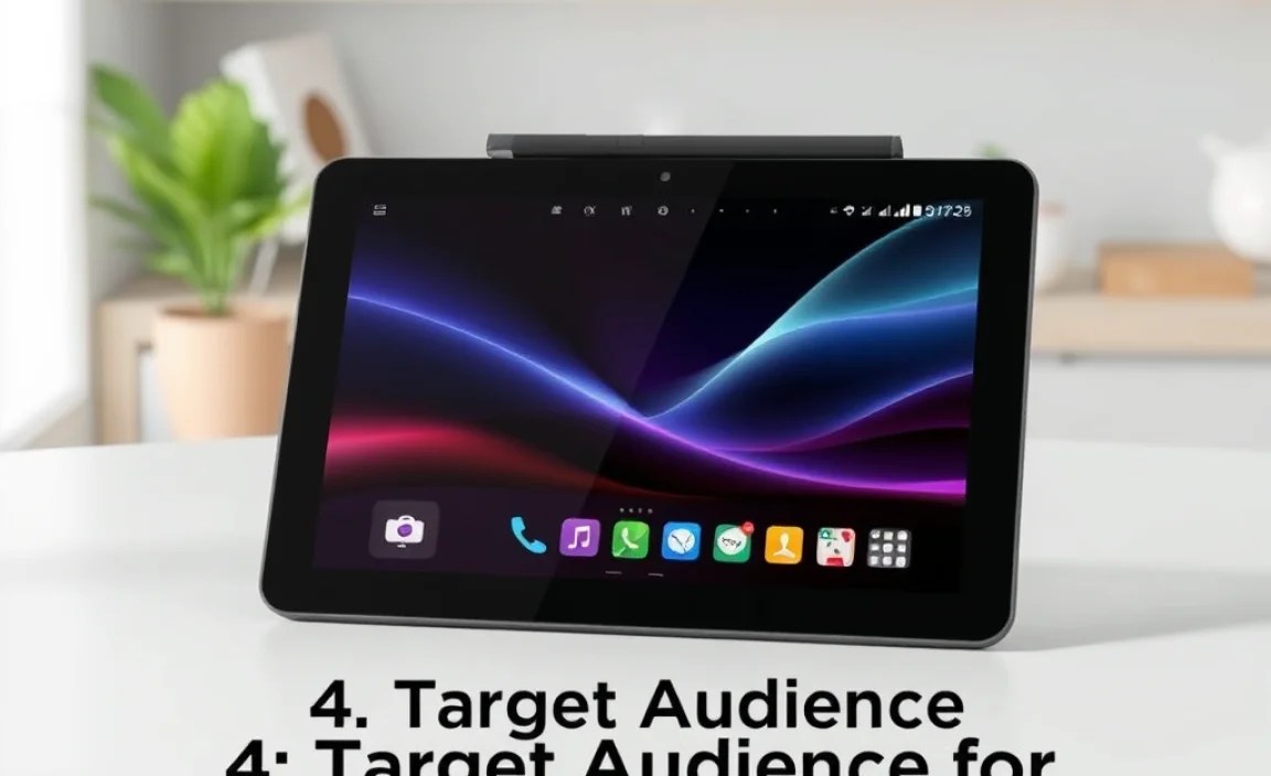 4. Target Audience for Vankyo Tablets