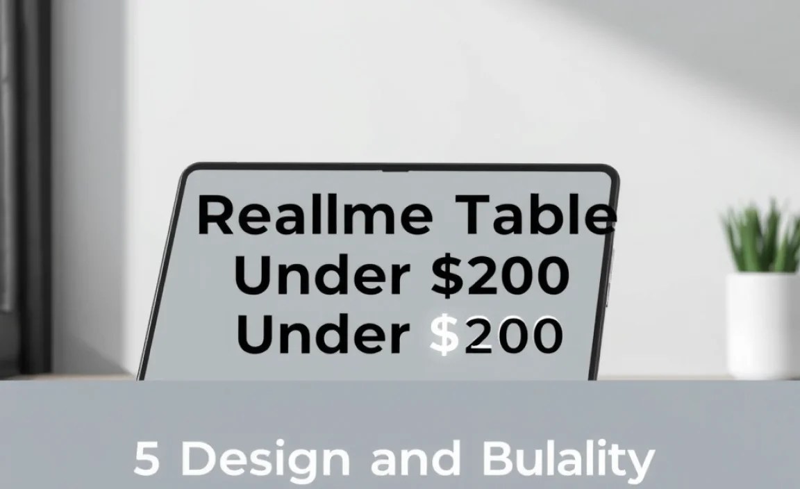 5. Design and Build Quality