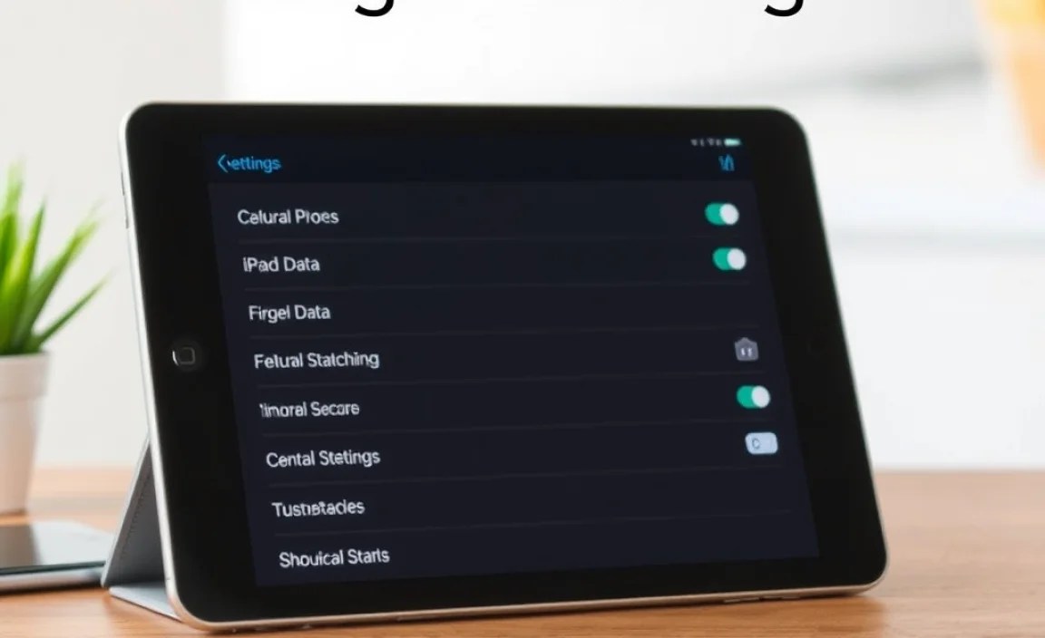 Accessing Cellular Data Settings on Your iPad 3rd Gen