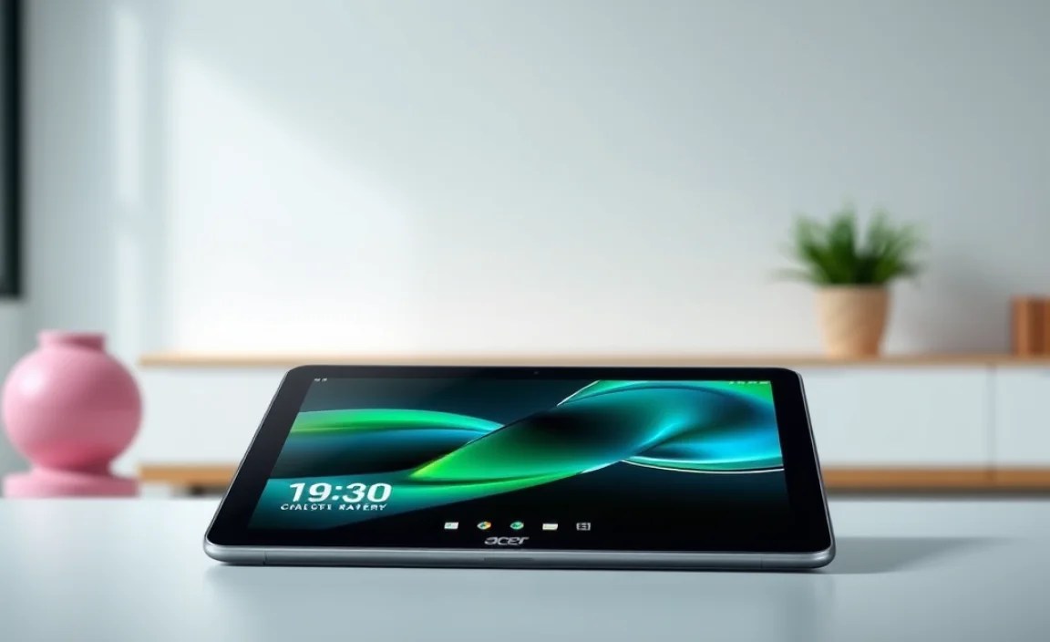Acer Tablets: Improved Battery Life