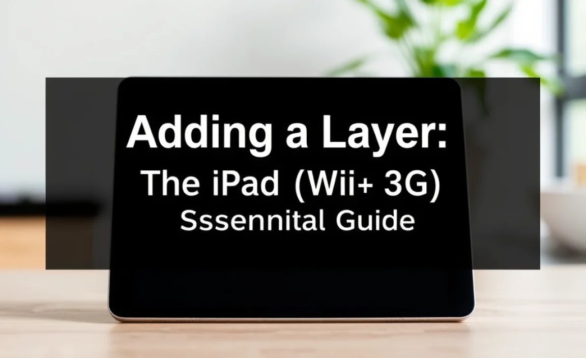 Adding a Layer: The iPad (Wi-Fi + 3G)
