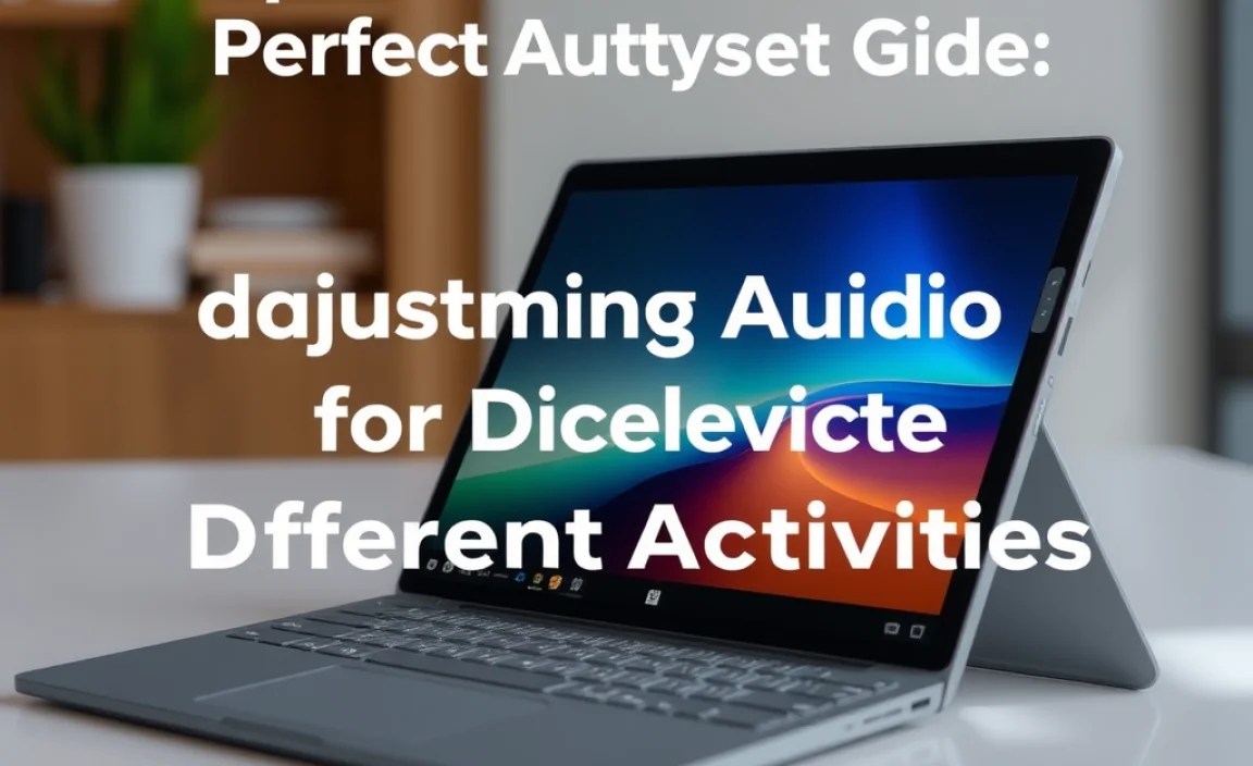 Adjusting Audio for Different Activities