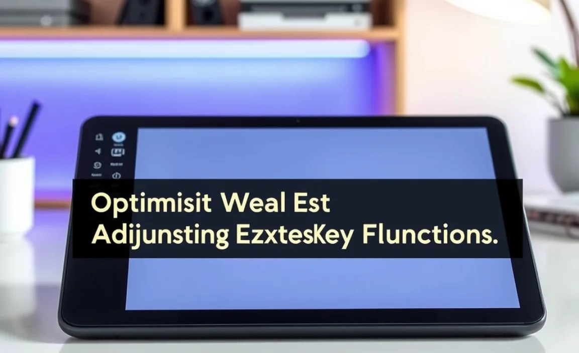 Adjusting ExpressKey Functions