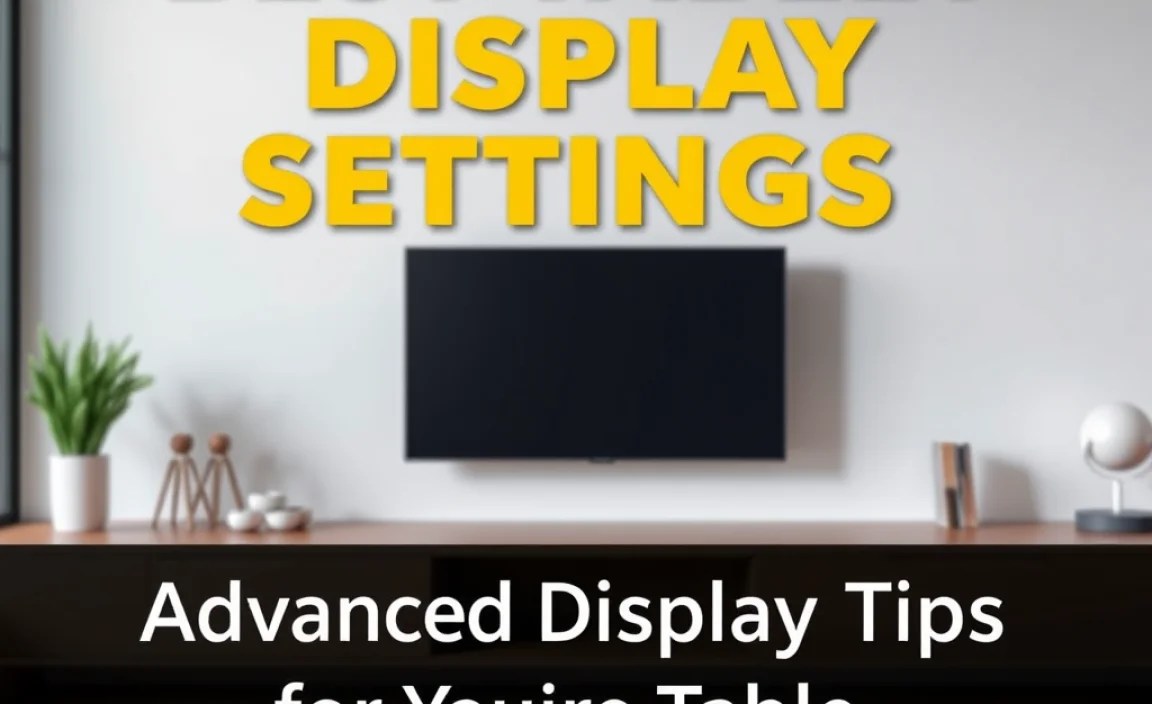 Advanced Display Tips for Your Fire Tablet