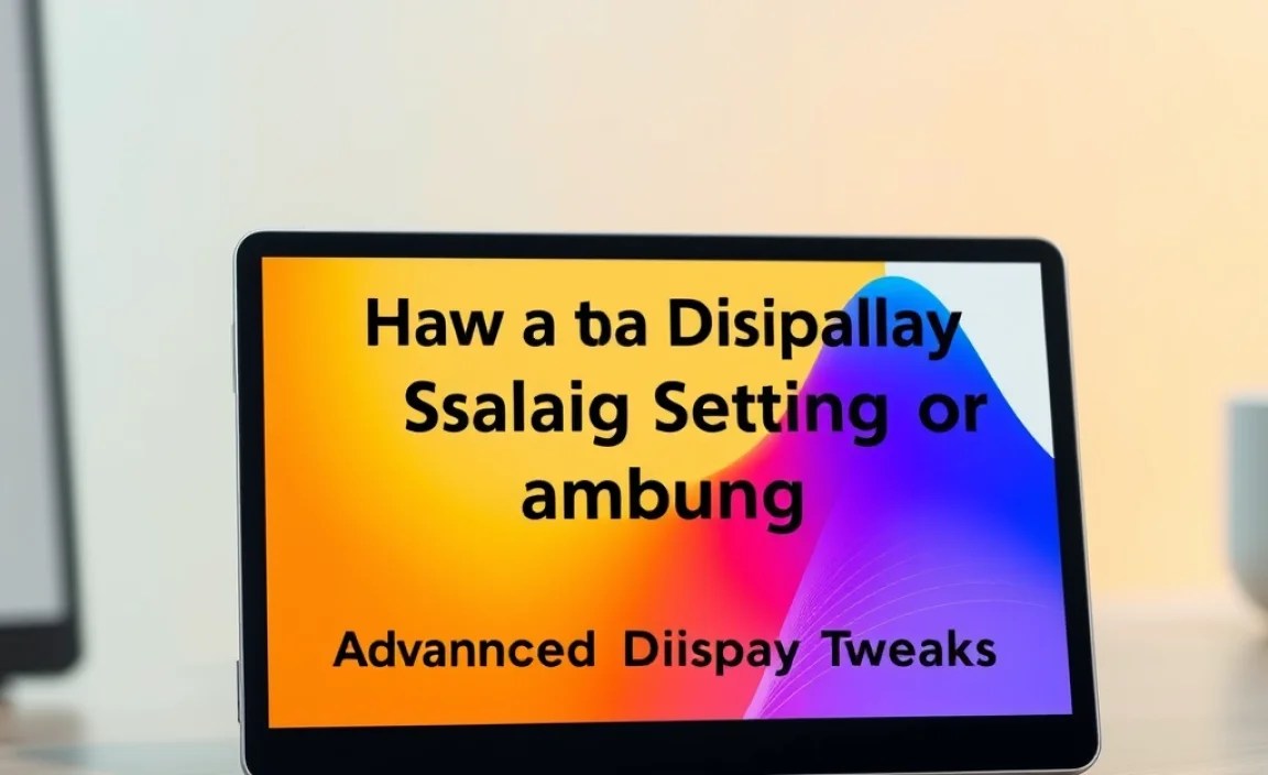 Advanced Samsung Display Tweaks