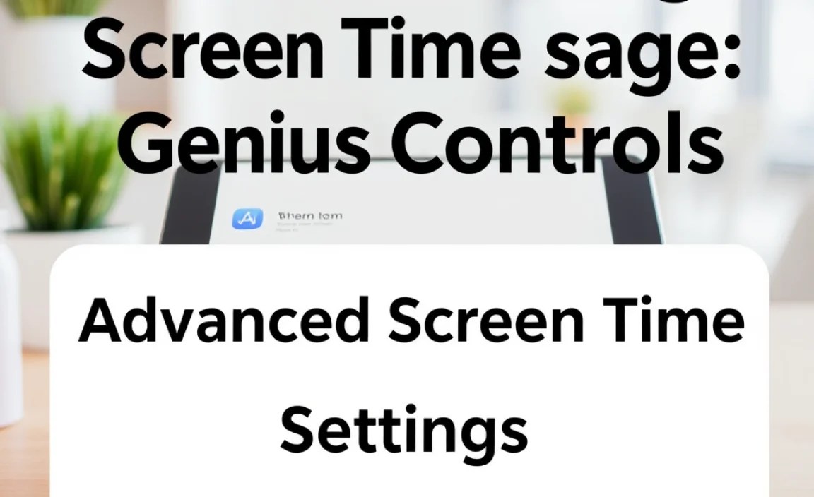 Advanced Screen Time Settings and Tips