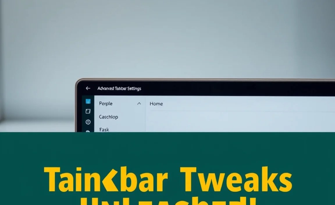 Advanced Taskbar Settings