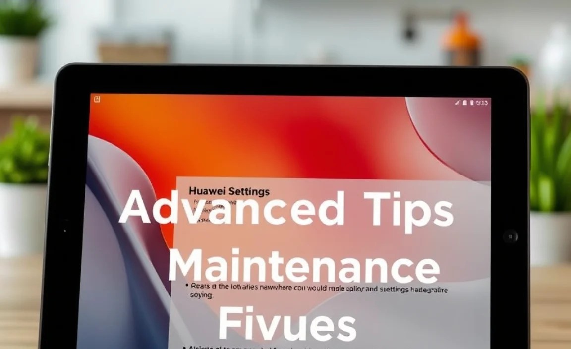 Advanced Tips and Maintenance