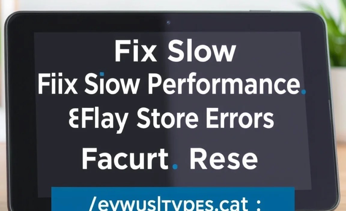 Advanced Troubleshooting: Factory Reset