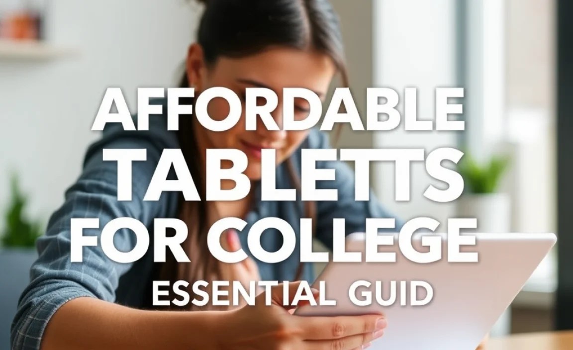 Affordable Tablets for College: Essential Guide