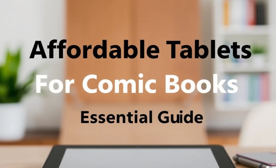 Affordable Tablets For Comic Books: Essential Guide