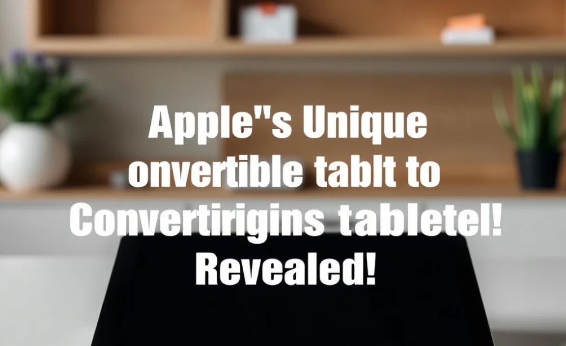Apple&rsquo;s Unique Approach to Convertible Tablets