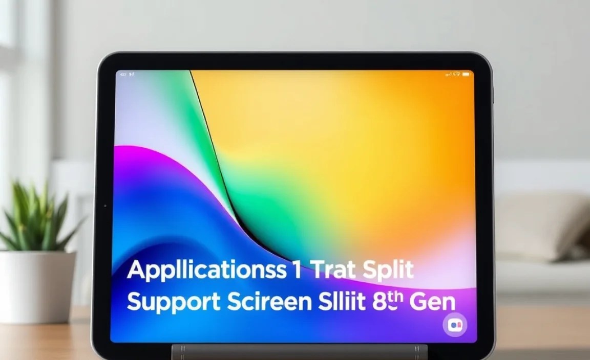 Applications That Support Split Screen on iPad 8th Gen