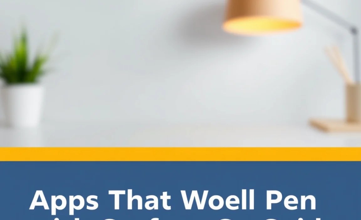 Apps That Work Well With Surface Pen