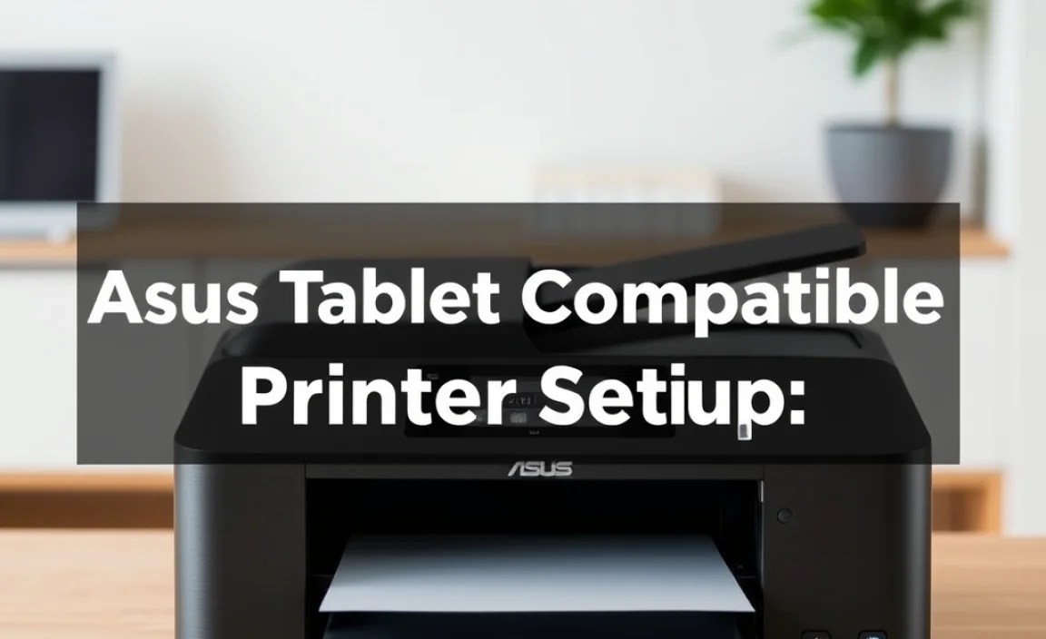 Asus Tablet Compatible Printer Setup: Easy Guide Inside!