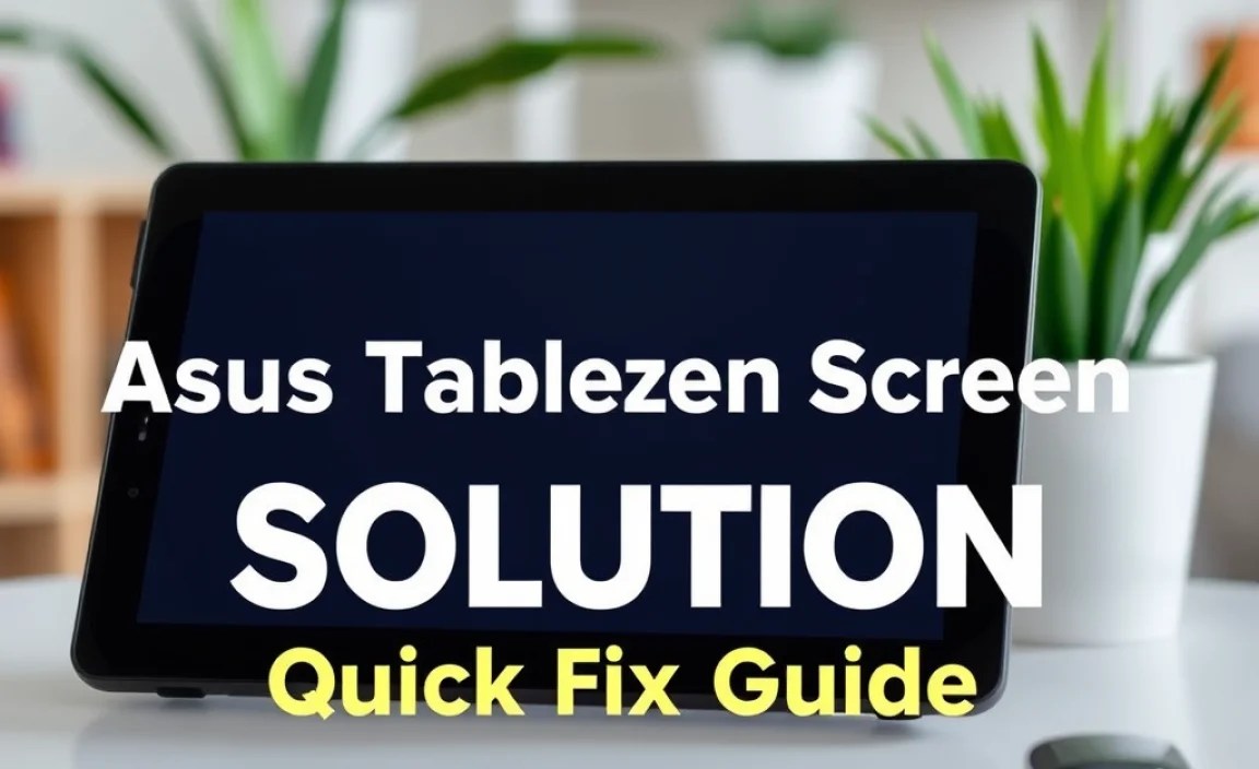 Asus Tablet Frozen Screen Solution: Quick Fix Guide