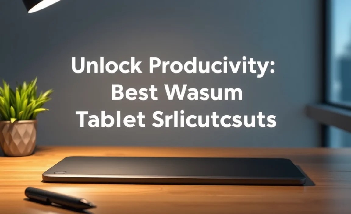 Basic Wacom Tablet Shortcuts
