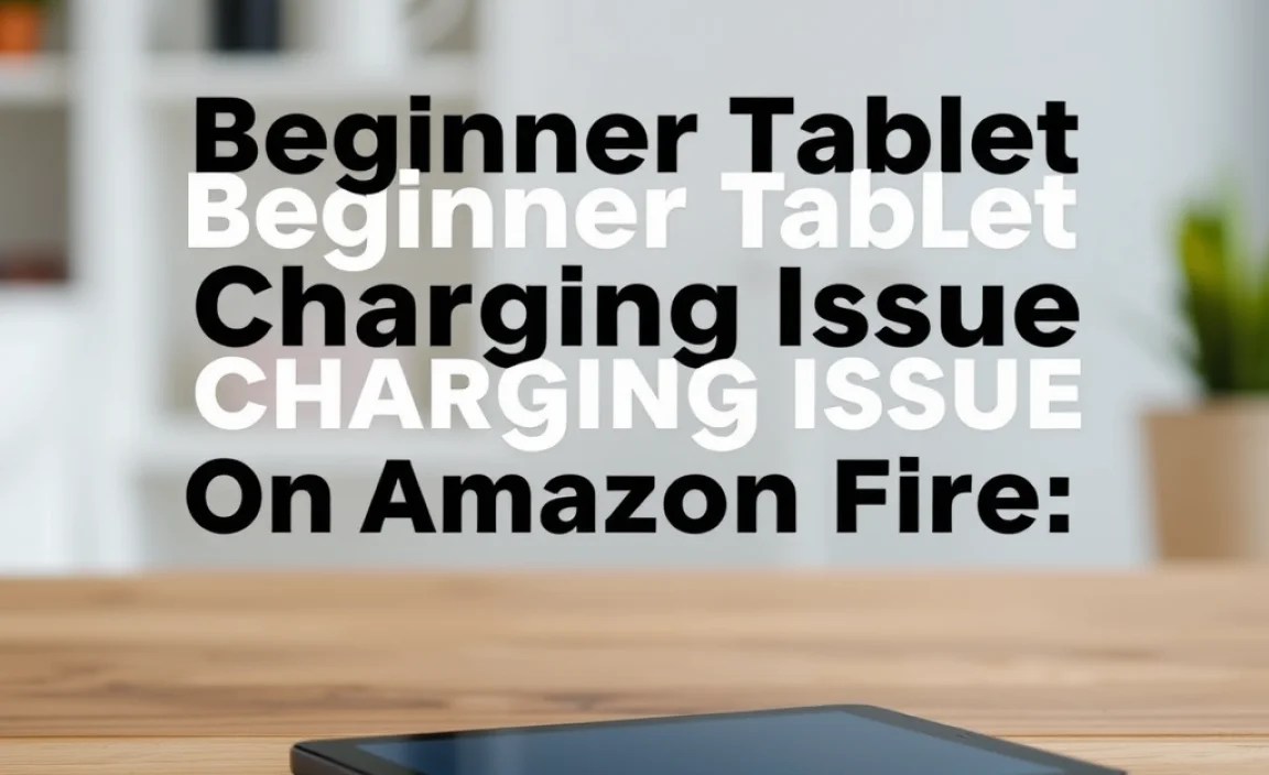 Beginner Tablet Charging Issue On Amazon Fire: Proven Fix