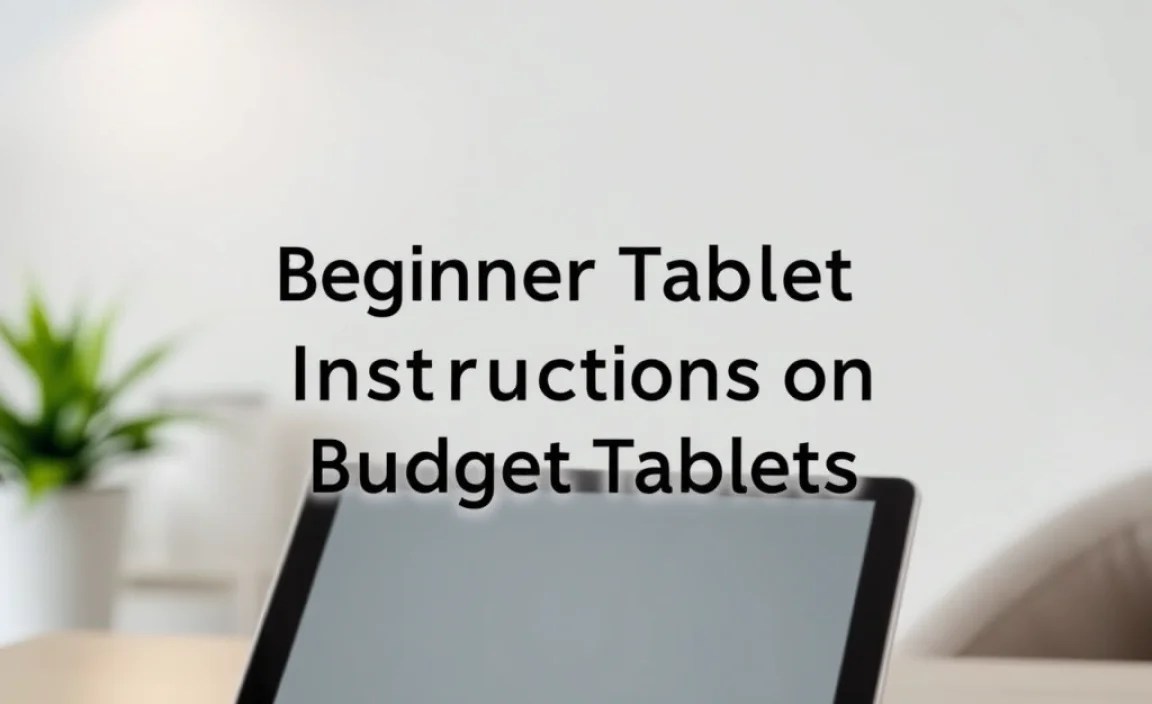 Beginner Tablet Reset Instructions on Budget Tablets