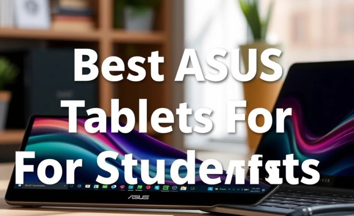 Best ASUS Tablets for Different Student Needs