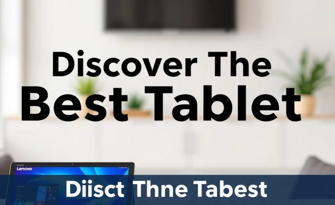 Best Lenovo Tablets Reviewed