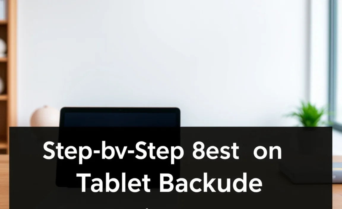 Best Practices for Tablet Backups