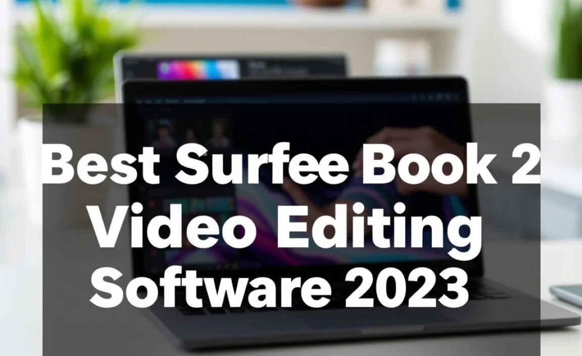 Best Surface Book 2 Video Editing Software 2023